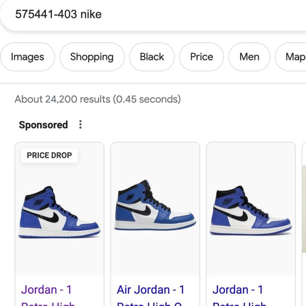 Air Jordan 1 Retro High OG BG 'Game Royal' (GS) EUR 40, Women's 9, Men's 7 - Picture 5 of 6